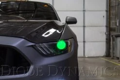Diode Dynamics Multicolor Demon Eye Kit For 2015-2017 Ford Mustang 15 Diode Dynamics Multicolor Demon Eye Kit For 2015-2017 Ford Mustang -Winnipeg Hid Store 15 17 mustang demon eye close green 1