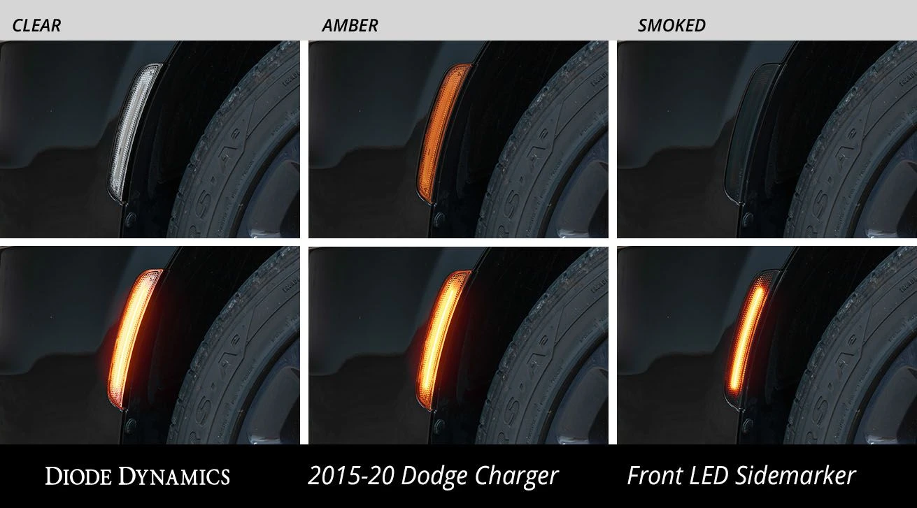 Diode Dynamics LED Sidemarkers For 2015-2023 Dodge Charger 7 Diode Dynamics LED Sidemarkers For 2015-2023 Dodge Charger - Image 5