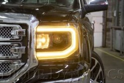GMC Sierra 1500 2016-2018: Diode Dynamics Fitted LED Halos -Winnipeg Hid Store 17 gmc sierra halo amber 1