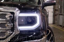 GMC Sierra 1500 2016-2018: Diode Dynamics Fitted LED Halos -Winnipeg Hid Store 17 gmc sierra halo white 1