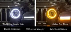Diode Dynamics HD LED Switchback Halos 15 Diode Dynamics HD LED Switchback Halos -Winnipeg Hid Store 18 jeep jl hd halos close collage