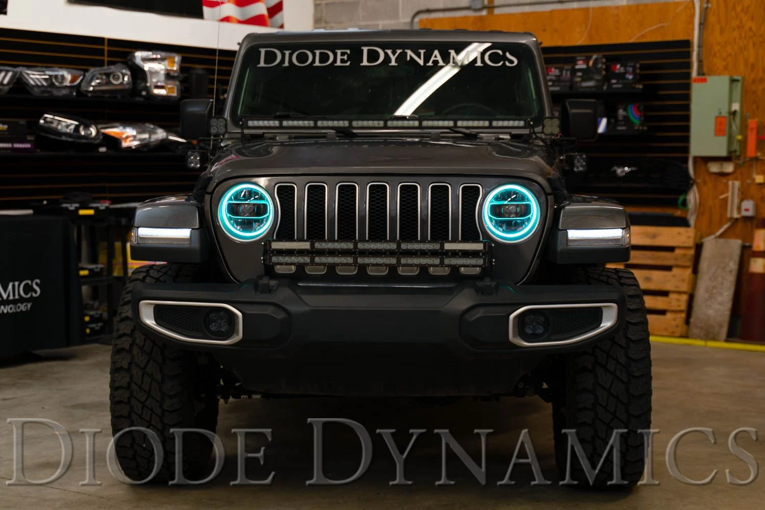 Diode Dynamics RGBW HD LED Halos For 2018-2024 Jeep JL Wrangler 5 Diode Dynamics RGBW HD LED Halos For 2018-2024 Jeep JL Wrangler - Image 3