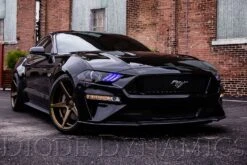 Ford Mustang 2018-2023: Diode Dynamics Multicolor DRL LED Boards (RGBWA) -Winnipeg Hid Store 2018 mustang gt rgbwa location1 blue cropped