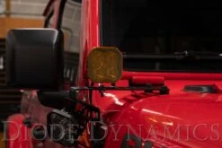 Diode Dynamics SS3 LED Pod Cover Yellow 19 Diode Dynamics SS3 LED Pod Cover Yellow -Winnipeg Hid Store 2020 jeep gladiator cowl cover amber ss3