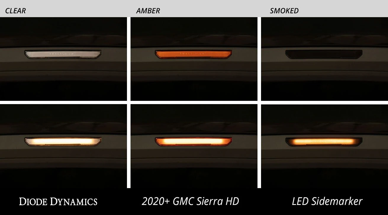 Diode Dynamics LED Sidemarkers For 2020-2023 GMC Sierra HD 2500/3500 8 Diode Dynamics LED Sidemarkers For 2020-2023 GMC Sierra HD 2500/3500 - Image 6