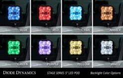 Diode Dynamics Stage Series Backlit Ditch Light Kit For 2022-2024 Toyota Tundra -Winnipeg Hid Store 22 toyota tundra ditch kit backlight collage b 1