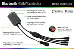 RGBW Controller: Diode Dynamics Bluetooth 21 RGBW Controller: Diode Dynamics Bluetooth -Winnipeg Hid Store bluetooth m8 controller spec diagram b