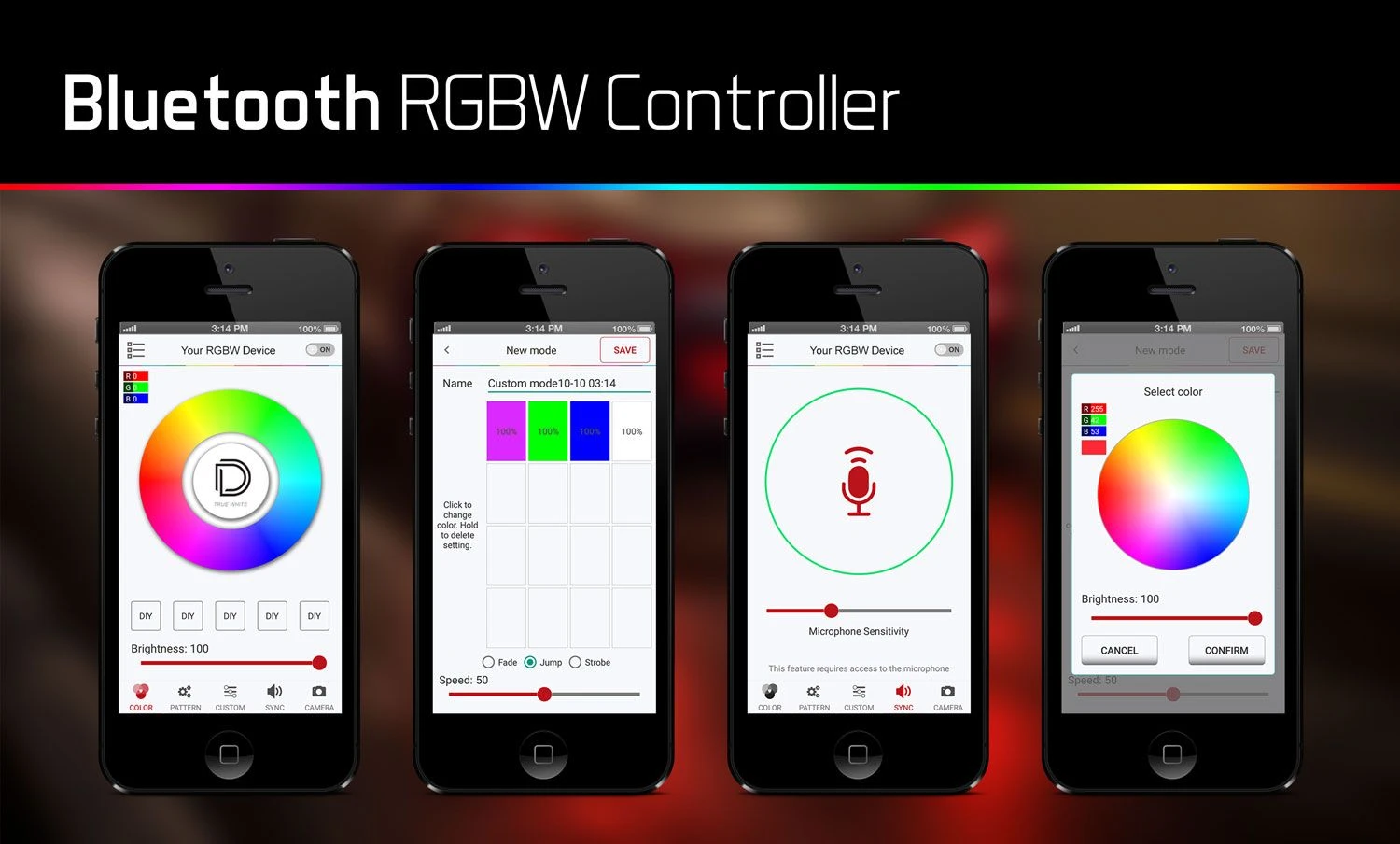 RGBW Controller: Diode Dynamics Bluetooth 8 RGBW Controller: Diode Dynamics Bluetooth - Image 6