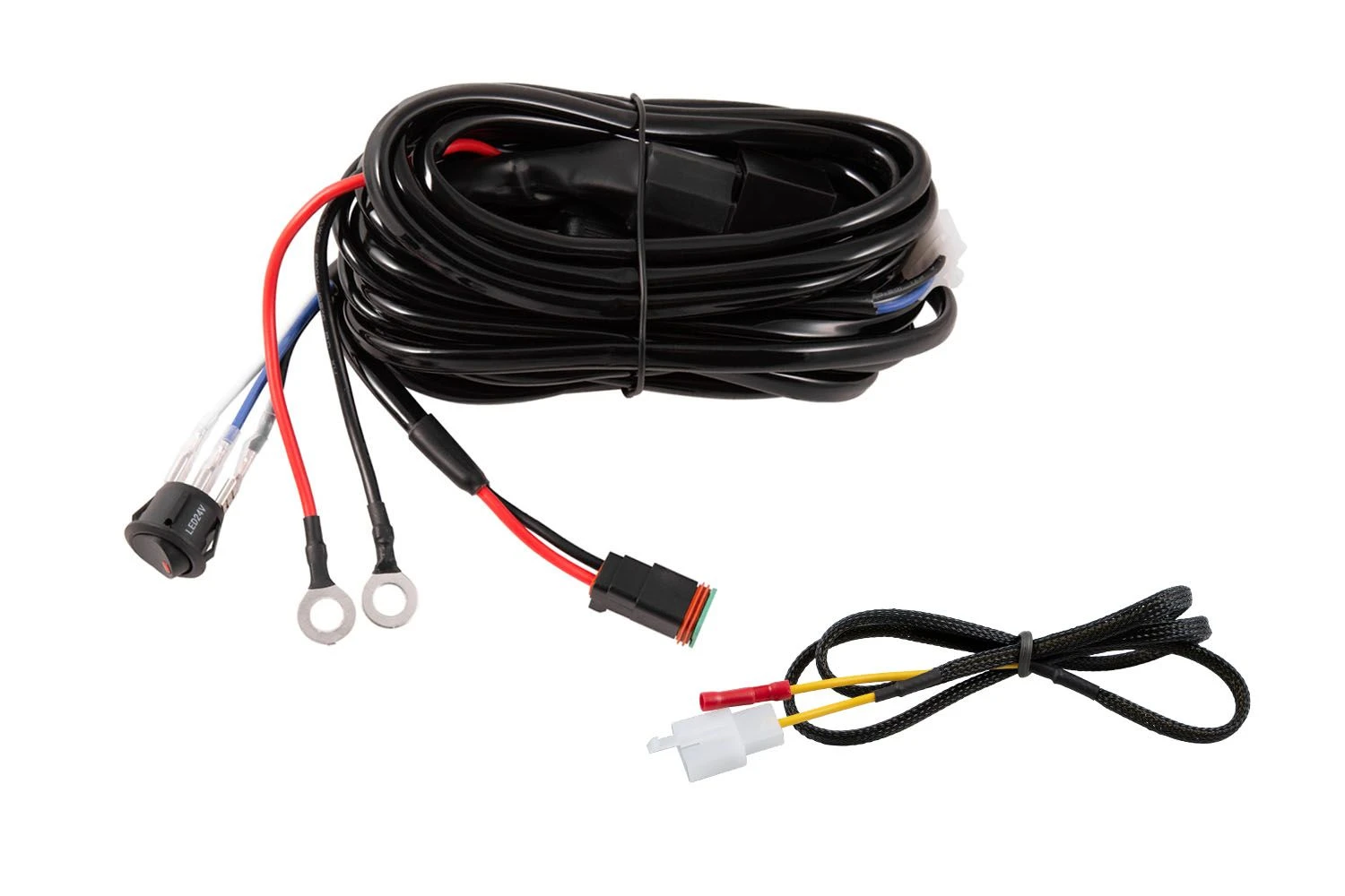 Diode Dynamics Heavy Duty Single Output 2-Pin Offroad Wiring Harness 3 Diode Dynamics Heavy Duty Single Output 2-Pin Offroad Wiring Harness