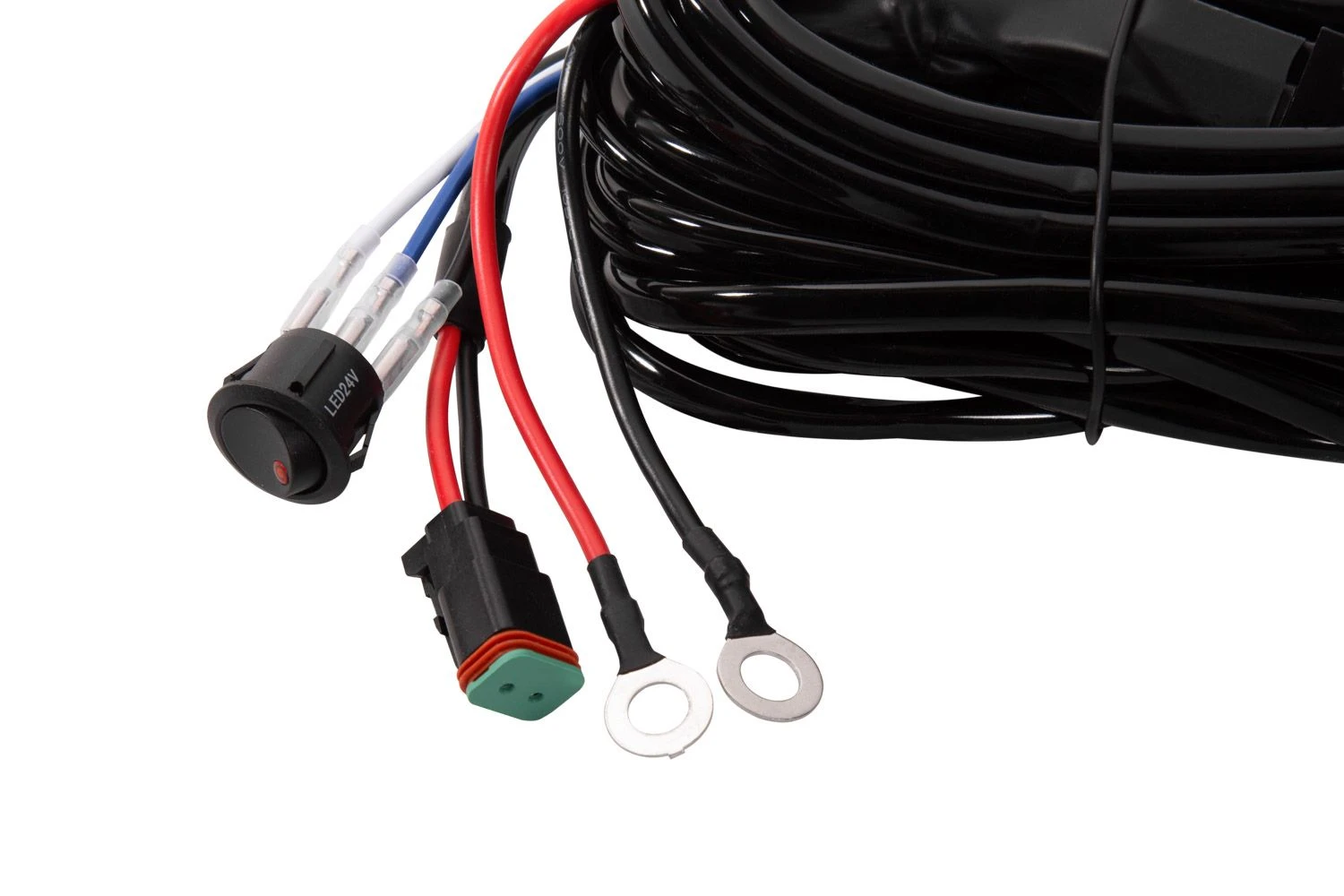 Diode Dynamics Heavy Duty Single Output 2-Pin Offroad Wiring Harness 4 Diode Dynamics Heavy Duty Single Output 2-Pin Offroad Wiring Harness - Image 2