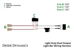 Diode Dynamics SS12 Stage Series 12″ White Light Bar -Winnipeg Hid Store dd4033 dual light duty harness diagram 1