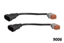 Deutsch DT 2-Pin Adapter Wires (Pair) -Winnipeg Hid Store dd4077 9006 dt adapter pair side titled