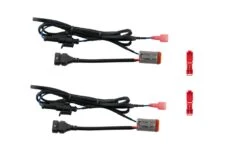 Deutsch DT Adapter Wires W/ Backlight Tap (Pair)