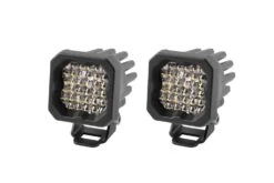 Diode Dynamics SSC1 White Standard LED Pods (pair) -Winnipeg Hid Store dd6447p ssc1 sport flood white bbl standard pair front