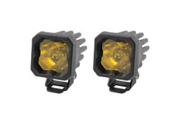 Diode Dynamics SSC1 Yellow Standard LED Pods (pair) 15 Diode Dynamics SSC1 Yellow Standard LED Pods (pair) -Winnipeg Hid Store dd6453p ssc1 sport spot yellow abl standard pair front