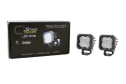 Diode Dynamics SSC1 White SAE Fog Standard LED Pods (pair)