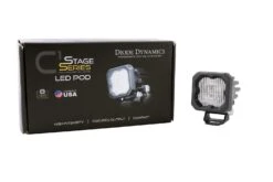 Diode Dynamics SSC1 White SAE Fog Standard LED Pods (single)