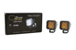 Diode Dynamics SSC1 Yellow SAE Fog Standard LED Pods (pair)