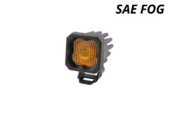 Diode Dynamics SSC1 Yellow SAE Fog Standard LED Pods (single) -Winnipeg Hid Store dd6848s ssc1 sae fog yellow abl standard single front titled