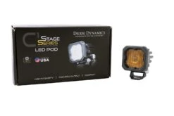 Diode Dynamics SSC1 Yellow SAE Fog Standard LED Pods (single)
