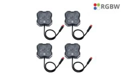 Diode Dynamics: Stage Series RGBW LED Rock Light (4-Pack)