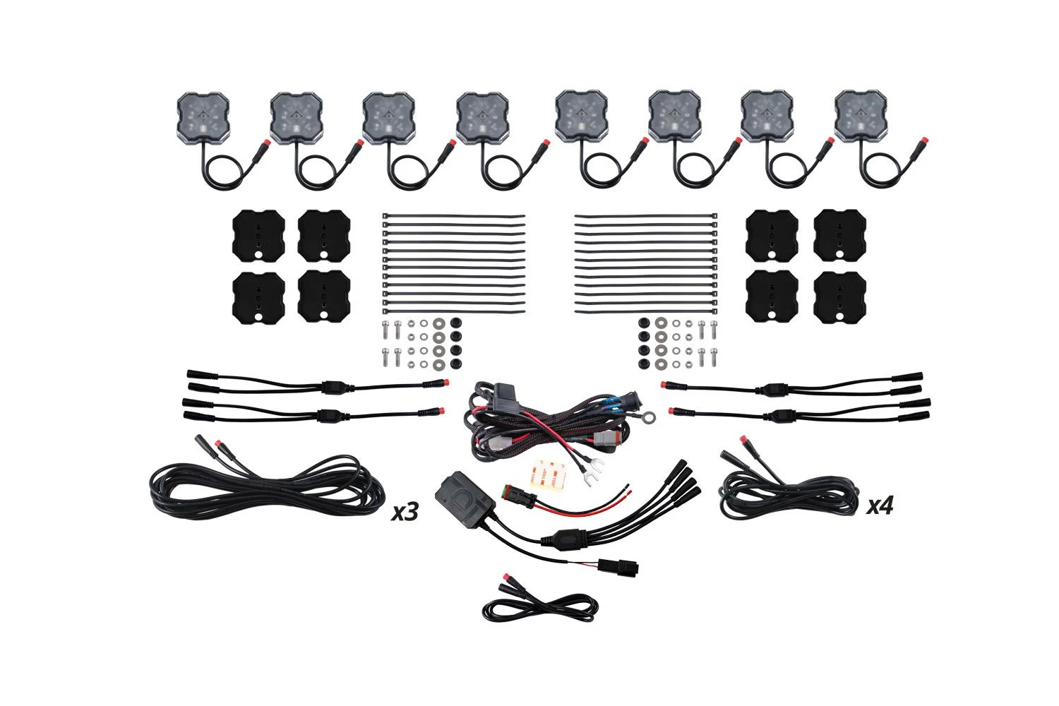 Diode Dynamics: Stage Series RGBW LED Rock Light (8-Pack) 6 Diode Dynamics: Stage Series RGBW LED Rock Light (8-Pack) - Image 4