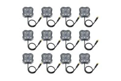 Diode Dynamics: Stage Series Single-Color LED Rock Light (12-pack)