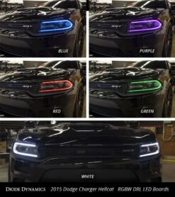 Dodge Charger 2015-2018: Diode Dynamics Multicolor LED Boards (RGBW) 15 Dodge Charger 2015-2018: Diode Dynamics Multicolor LED Boards (RGBW) -Winnipeg Hid Store rgbw board collage