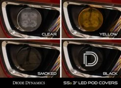 Diode Dynamics SS3 LED Pod Cover Clear 16 Diode Dynamics SS3 LED Pod Cover Clear -Winnipeg Hid Store ss3 led pod cover collage 3