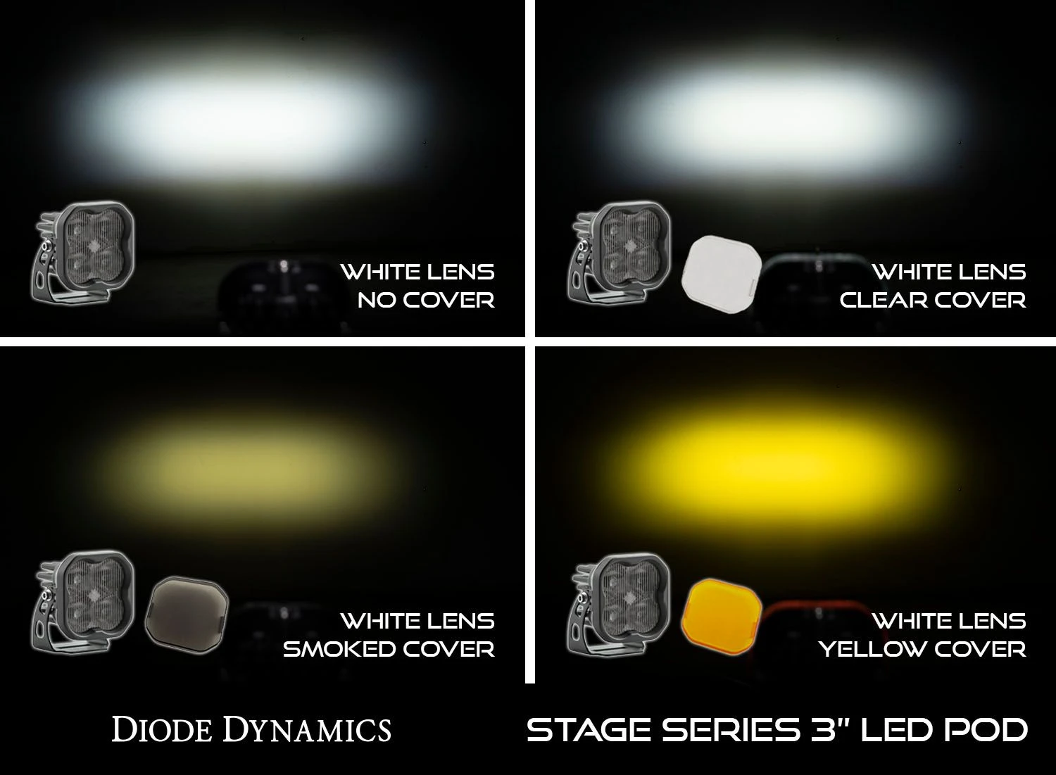Diode Dynamics SS3 LED Pod Cover Clear 11 Diode Dynamics SS3 LED Pod Cover Clear - Image 9