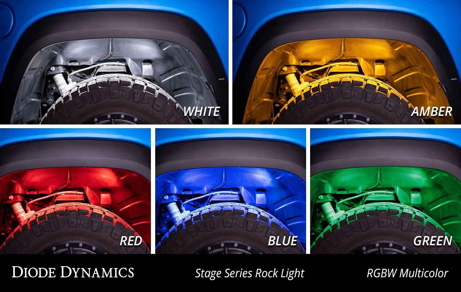 Diode Dynamics: Stage Series RGBW LED Rock Light (2-Pack Add-on) - Image 8